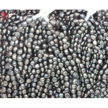 Black Baroque Pearl Strands (ES367)